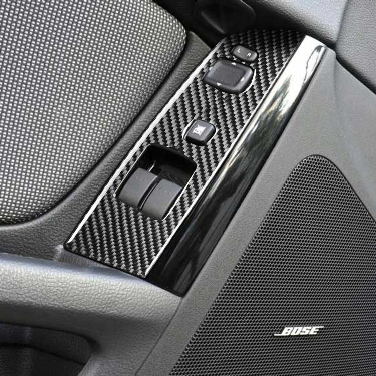 2 PCS Car Carbon Fiber Left and Right Lifting Panel Decorative Sticker for Mazda RX8 2004-2009, Left Drive Low-configured -  by buy2fix | Online Shopping UK | buy2fix