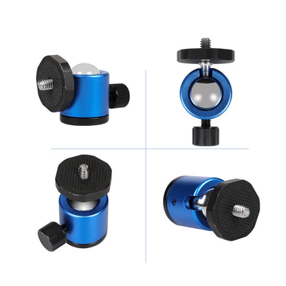 Mini 360 Degree Rotation Panoramic Metal Ball Head for DSLR & Digital Cameras (Blue) - Camera Accessories by buy2fix | Online Shopping UK | buy2fix