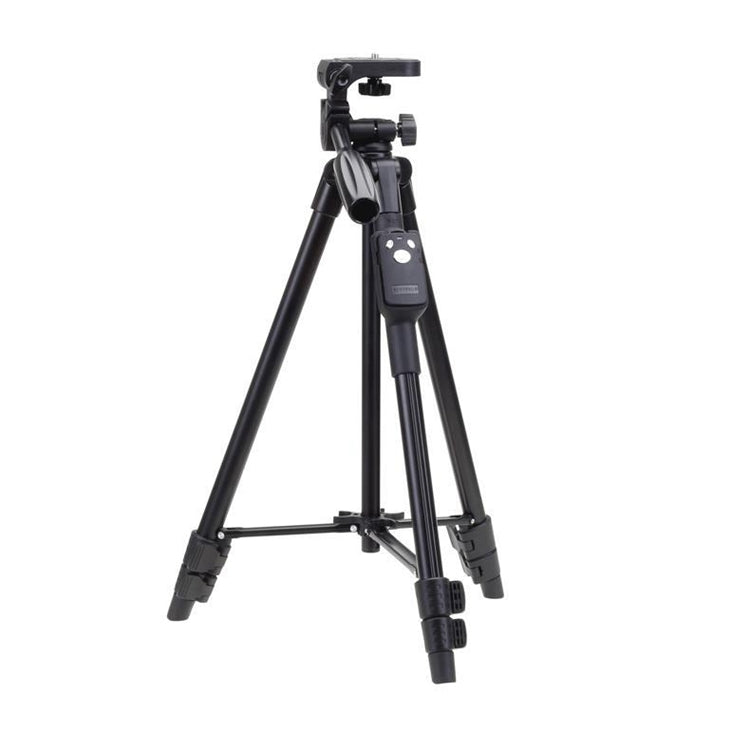 YUNTENG VCT-5208RM Aluminum Magnesium Alloy Leg Tripod Mount with Bluetooth Remote Control & Tripod Head & Phone Clamp for SLR Camera & Smartphones, Height: 125cm - Camera Accessories by buy2fix | Online Shopping UK | buy2fix
