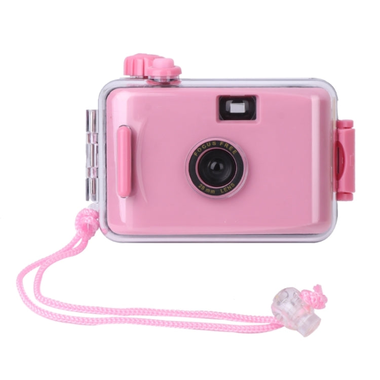 SUC4 5m Waterproof Retro Film Camera Mini Point-and-shoot Camera for Children (Pink) - Consumer Electronics by buy2fix | Online Shopping UK | buy2fix