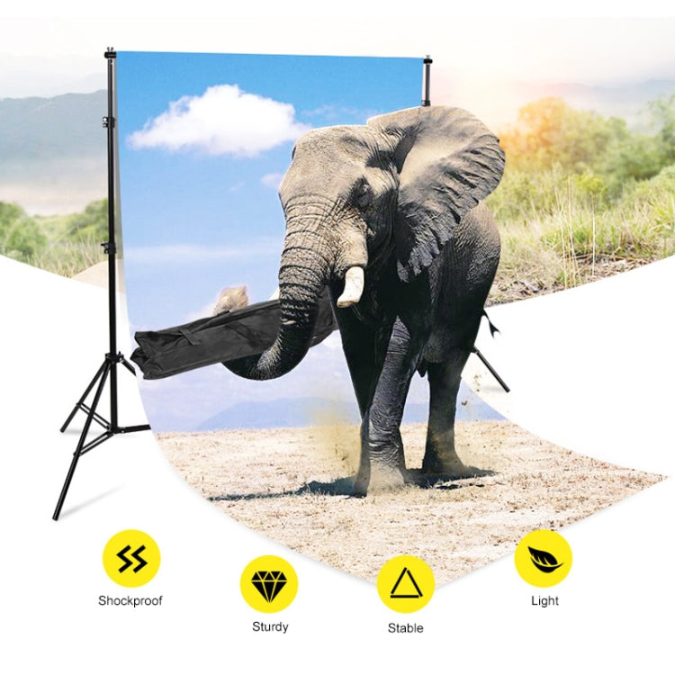 200x200cm Photo Studio Background Support Stand Backdrop Crossbar Bracket Kit - Camera Accessories by buy2fix | Online Shopping UK | buy2fix