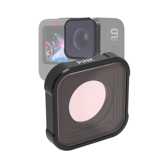 JSR KB Series Diving Color Lens Filter for GoPro HERO13 Black /12 Black /11 Black /10 Black /9 Black(Pink) - Lens Filter by JSR | Online Shopping UK | buy2fix