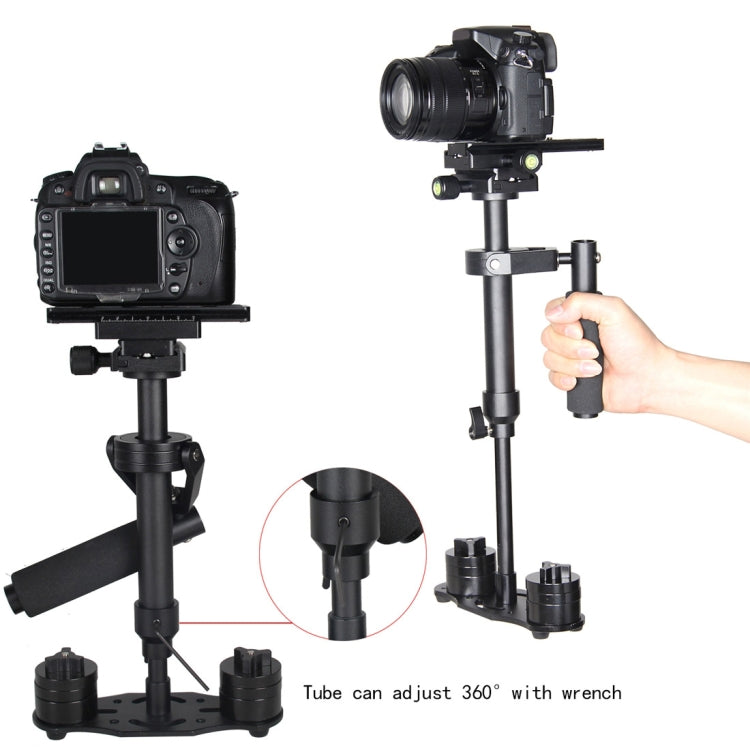 YELANGU S40N Aluminum Handheld Stabilizer for Camcorder DV Video Camera DSLR - Camera Stabilizer by YELANGU | Online Shopping UK | buy2fix