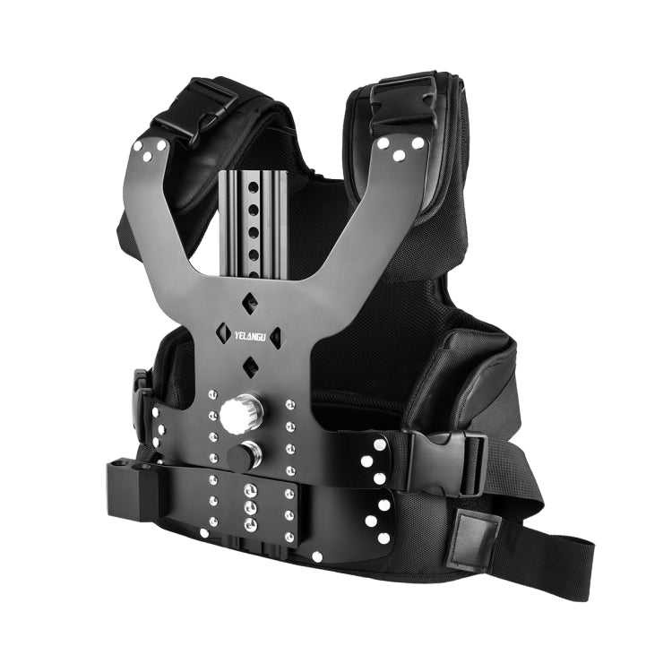 YELANGU B200-C1 Dual Shock-absorbing Arm Stabilizer Vest Camera Support System for DSLR & DV Digital Video Cameras (Black) - Camera Accessories by YELANGU | Online Shopping UK | buy2fix