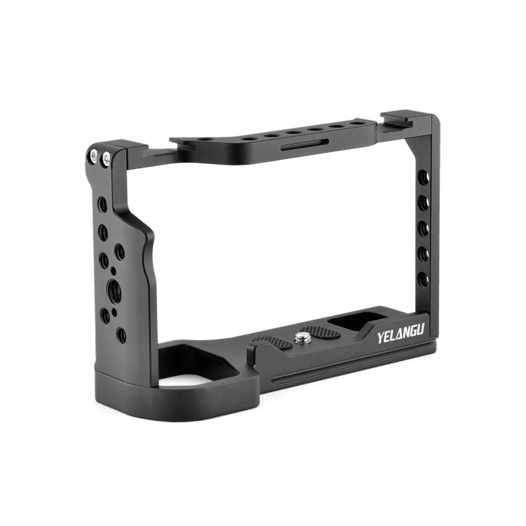 YELANGU C24 Video Camera Cage Stabilizer for Sony Alpha 7C / A7C / ILCE-7C (Black) - Camera Cage by YELANGU | Online Shopping UK | buy2fix