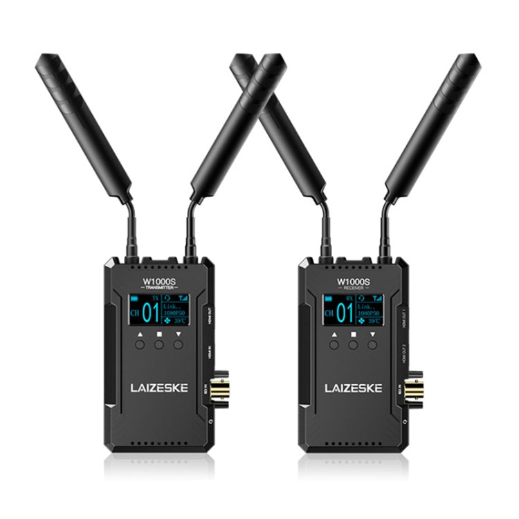 LAIZESKE W1000S 1000FT Dual HDMI + SDI Wireless Video Transmission System (Black) - Camera Accessories by buy2fix | Online Shopping UK | buy2fix