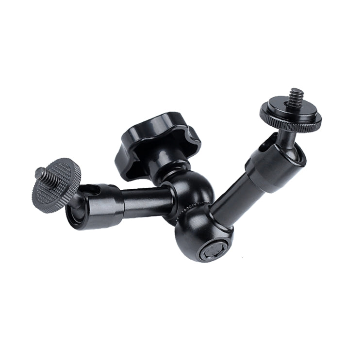 7 inch Adjustable Friction Articulating Magic Arm + Large Claws Clips with Phone Clamp (Black) - Camera Accessories by buy2fix | Online Shopping UK | buy2fix