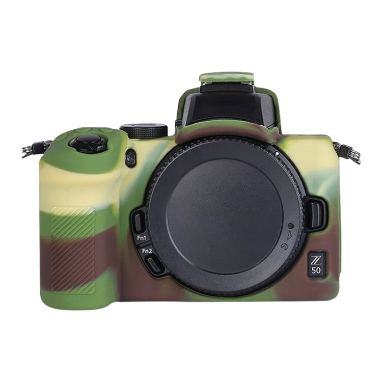 Soft Silicone Protective Case for Nikon Z50 (Camouflage) - Camera Accessories by buy2fix | Online Shopping UK | buy2fix