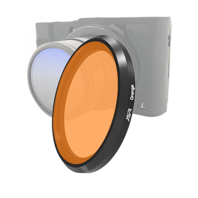 JSR Colored Lens Filter for Panasonic LUMIX LX10(Orange) - Camera Accessories by JSR | Online Shopping UK | buy2fix