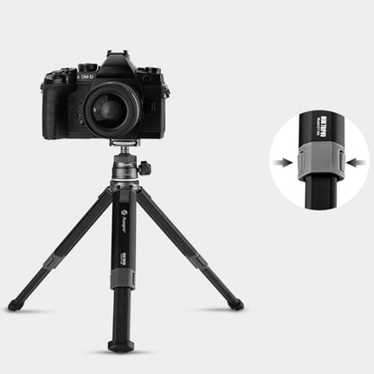 Fotopro SY-390+P-1hx Mini Aluminium Alloy Tripod Holder, Load: 2KG (Black) - Camera Accessories by Fotopro | Online Shopping UK | buy2fix