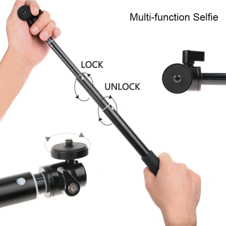 30-93cm Grip Foldable Tripod Holder Multi-functional Selfie Stick Monopod for GoPro Hero11 Black / HERO10 Black / HERO9 Black /HERO8 / HERO7 /6 /5 /5 Session /4 Session /4 /3+ /3 /2 /1, Insta360 ONE R, DJI Osmo Action and Other Action Cameras, Phones - DJI & GoPro Accessories by buy2fix | Online Shopping UK | buy2fix