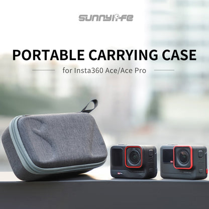 For Insta360 Ace / Ace Pro Sunnylife Portable Carrying Case Handbag Mini Travel Case Organizer Protective Bag (Black) - Case & Bags by Sunnylife | Online Shopping UK | buy2fix