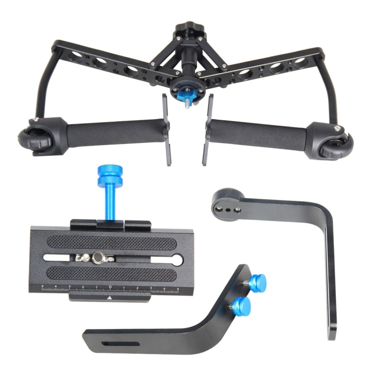 YELANGU YLG-0108F Spider Stabilizer with Quick Release Plate for Camcorder DV Video Camera DSLR - Camera Stabilizer by YELANGU | Online Shopping UK | buy2fix