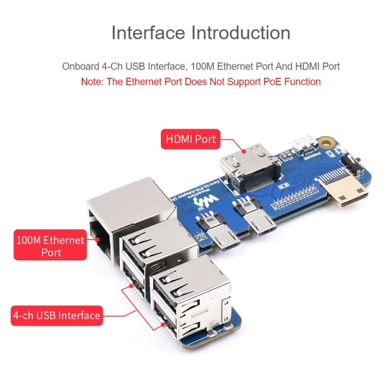 Waveshare Raspberry Pi Zero To 3B Adapter for Raspberry Pi 3 Model B/B+ - Modules Expansions Accessories by WAVESHARE | Online Shopping UK | buy2fix