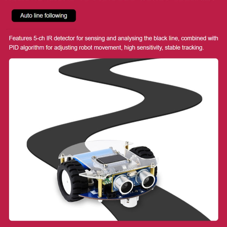 Waveshare PicoGo Mobile Robot, Based on Raspberry Pi Pico, Self Driving, Remote Control(US Plug) - Robotics Accessories by WAVESHARE | Online Shopping UK | buy2fix