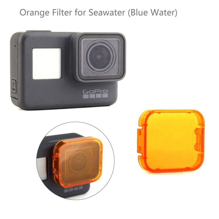 6 in 1 for GoPro HERO5 Sport Action Camera Professional Colorized Lens Filter(Red + Yellow + Purple + Pink + Orange + Grey) - DJI & GoPro Accessories by buy2fix | Online Shopping UK | buy2fix