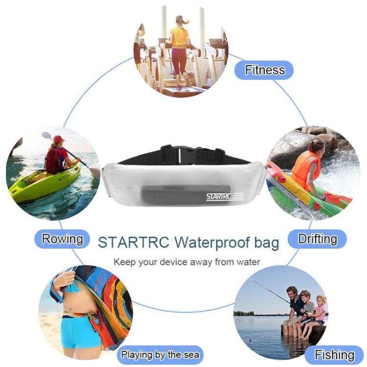 STARTRC Portable Frosted Transparent Waterproof Waist Pack Storage Bag for DJI Osmo Pocket / Action - DJI & GoPro Accessories by STARTRC | Online Shopping UK | buy2fix