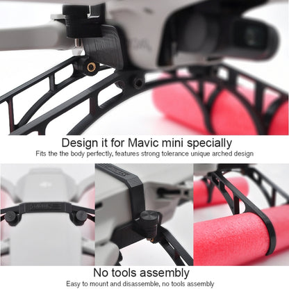 STARTRC Buoyancy Rod Absorbing Height Extender Landing Bracket for DJI Mavic 2 mini(Black Red) - DJI & GoPro Accessories by STARTRC | Online Shopping UK | buy2fix