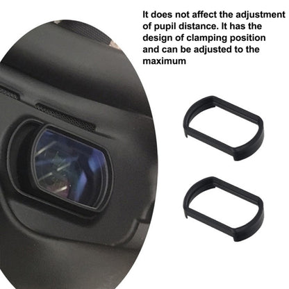 RCSTQ 2 PCS 450 Degree Myopia Glasses Lens Vision Correction Aspherical Lens for DJI FPV Goggles V2 - Lens Accessories by RCSTQ | Online Shopping UK | buy2fix