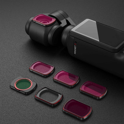 For DJI OSMO Pocket 3 STARTRC 6 in 1 ND8 + ND16 + ND32 + ND64 + ND256 + CPL Lens Filter Set - Lens Accessories by STARTRC | Online Shopping UK | buy2fix