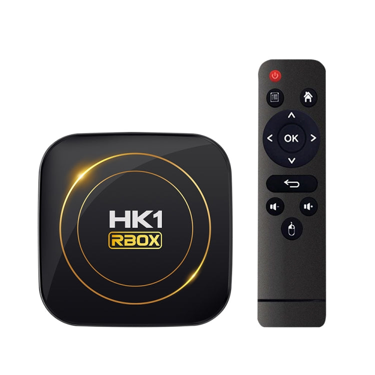 HK1 RBOX-H8S 4K Ultra HD Android 12.0 Smart TV Box with Remote Control, Allwinner H618 Quad-Core, 2GB+16GB(EU Plug) - Others by buy2fix | Online Shopping UK | buy2fix