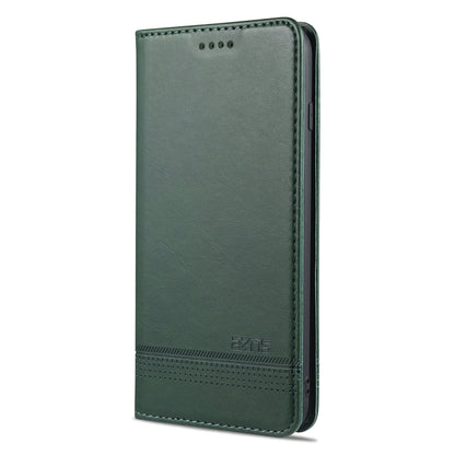 AZNS Magnetic Calf Texture Horizontal Flip Leather Case with Card Slots & Holder & Wallet For iPhone 8 / 7(Dark Green) - More iPhone Cases by AZNS | Online Shopping UK | buy2fix