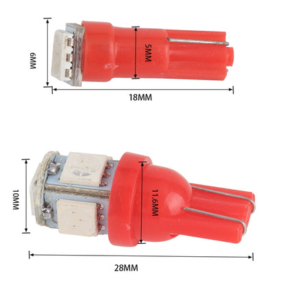 20 PCS T5 / T10 Car / Motorcycle Modification LED Turn Signal Light Clearance Lamp - In Car by buy2fix | Online Shopping UK | buy2fix