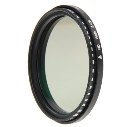 55mm ND Fader Neutral Density Adjustable Variable Filter, ND2 to ND400 Filter - Camera Accessories by buy2fix | Online Shopping UK | buy2fix