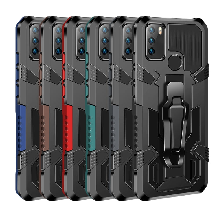 For OPPO Reno5 5G Machine Armor Warrior Shockproof PC + TPU Protective Case(Red) - OPPO & vivo Accessories by buy2fix | Online Shopping UK | buy2fix