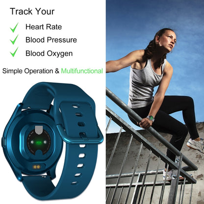 T88 1.28 inch TFT Color Screen IP67 Waterproof Smart Watch, Support Body Temperature Monitoring / Sleep Monitoring / Heart Rate Monitoring(Blue) - Smart Wear by buy2fix | Online Shopping UK | buy2fix