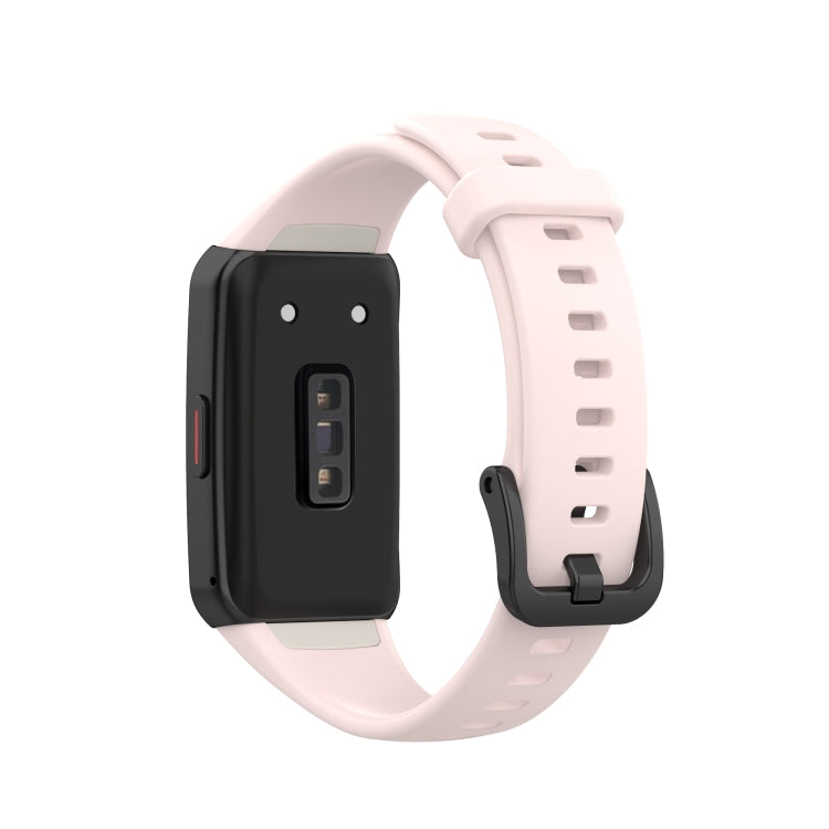 For Huawei Honor Band 6 TPU Watch Band, Size: One Size(Light Pink) - Smart Wear by buy2fix | Online Shopping UK | buy2fix