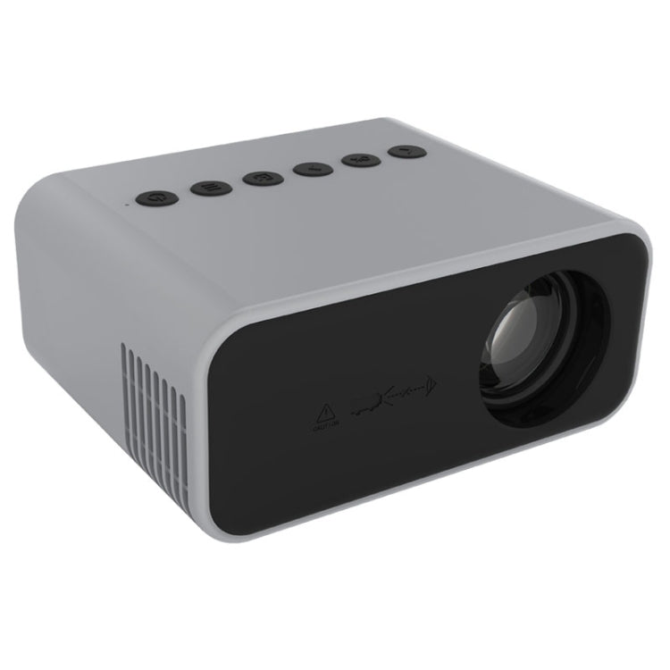 T500 1920x1080P 80 Lumens Portable Mini Home Theater LED HD Digital Projector Without Remote Control & Adaptor(White) - Consumer Electronics by buy2fix | Online Shopping UK | buy2fix