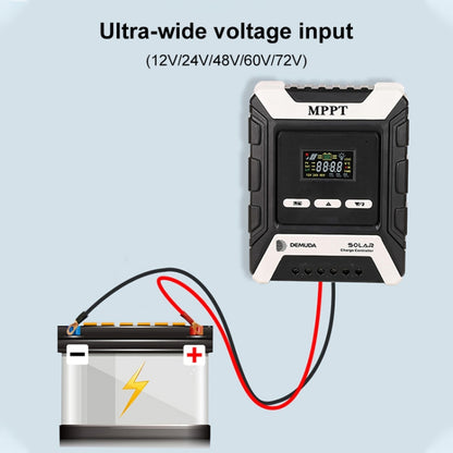 MPPT Solar Controller 12V / 24V / 48V Automatic Identification Charging Controller with Dual USB Output, Model:10A - Consumer Electronics by buy2fix | Online Shopping UK | buy2fix