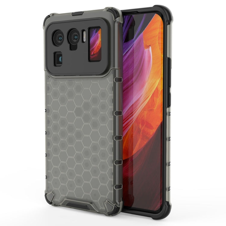 For Xiaomi Mi 11 Ultra Shockproof Honeycomb PC + TPU Case(Black) - Xiaomi Accessories by buy2fix | Online Shopping UK | buy2fix