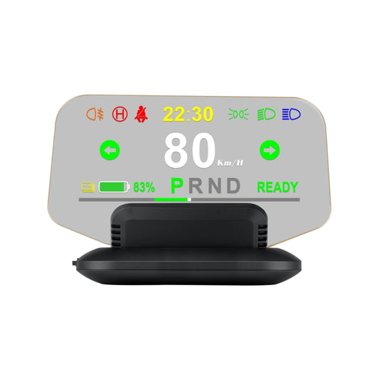 T1 5.1 inch Car HUD Head-up Display Overspeed Alarm / Remaining Battery Percentage Display for Tesla Model 3 / Y - In Car by buy2fix | Online Shopping UK | buy2fix