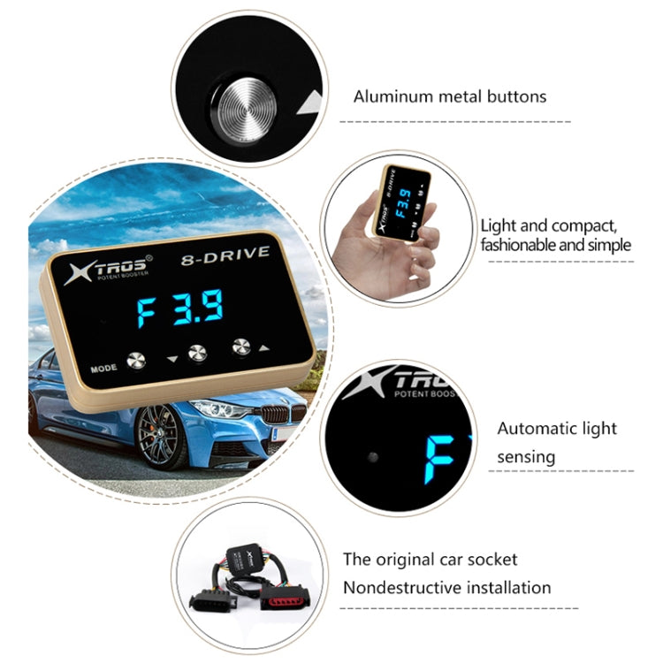 For Isuzu Mux 2012-2018 TROS 8-Drive Potent Booster Electronic Throttle Controller Speed Booster - In Car by TROS | Online Shopping UK | buy2fix