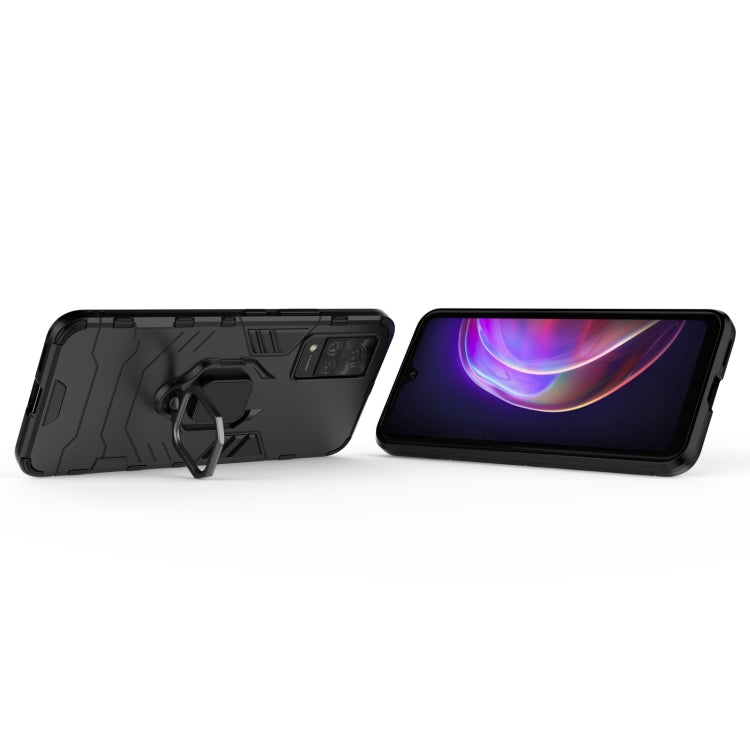 For vivo V21 Shockproof PC + TPU Protective Case with Magnetic Ring Holder(Black) - OPPO & vivo Accessories by buy2fix | Online Shopping UK | buy2fix