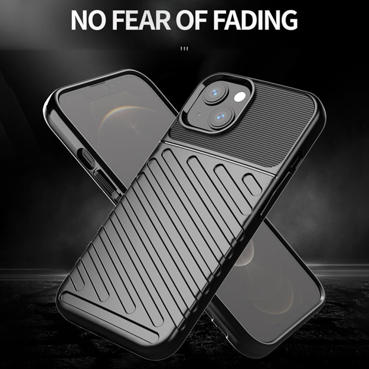 For iPhone 13 mini Thunderbolt Shockproof TPU Soft Case (Black) - iPhone 13 mini Cases by buy2fix | Online Shopping UK | buy2fix