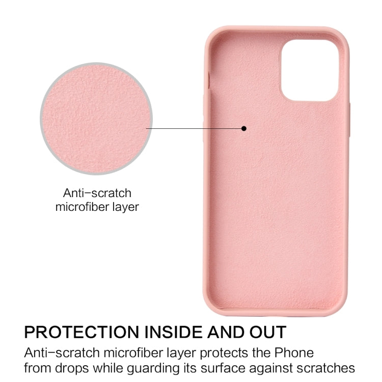 For iPhone 13 mini Solid Color Liquid Silicone Shockproof Protective Case (Light Purple) - iPhone 13 mini Cases by buy2fix | Online Shopping UK | buy2fix