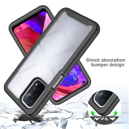 For OPPO A54 5G / A74 5G Starry Sky Solid Color Series Shockproof PC + TPU Case(Red) - OPPO & vivo Accessories by buy2fix | Online Shopping UK | buy2fix