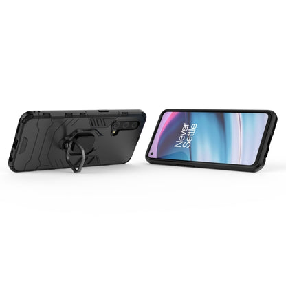 For OnePlus Nord CE 5G PC + TPU Shockproof Protective Case with Magnetic Ring Holder(Black) - OnePlus Cases by buy2fix | Online Shopping UK | buy2fix