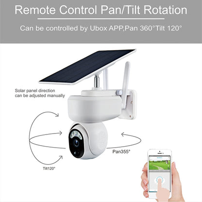 T24 1080P IP65 Waterproof Solar Smart PTZ Camera, Support Full-color Night Vision & Two-way Voice Intercom & AI Humanoid Detection Alarm, 4G US Version - Security by buy2fix | Online Shopping UK | buy2fix