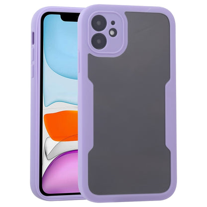 For iPhone 11 Acrylic + TPU 360 Degrees Full Coverage Shockproof Protective Case (Purple) - iPhone 11 Cases by buy2fix | Online Shopping UK | buy2fix