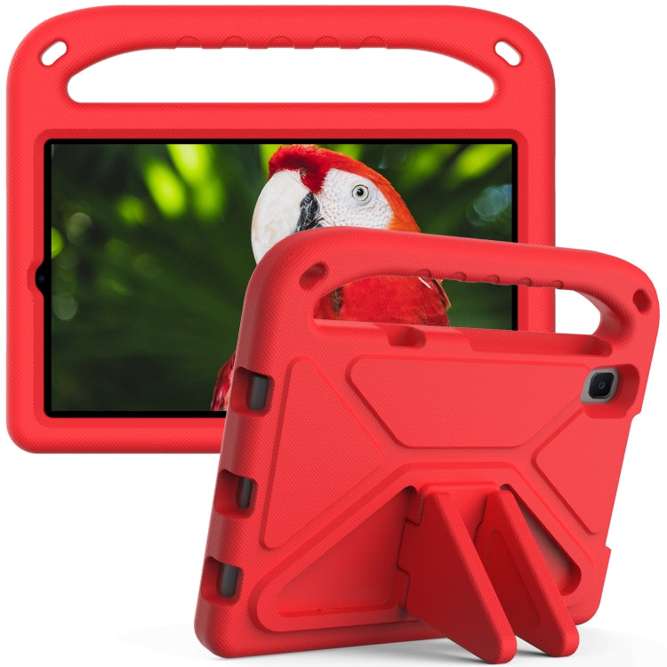 For Huawei MediaPad M5 Lite 8.0 inch Handle Portable EVA Shockproof Anti Falling Protective Case with Triangle Holder(Red) - Huawei by buy2fix | Online Shopping UK | buy2fix