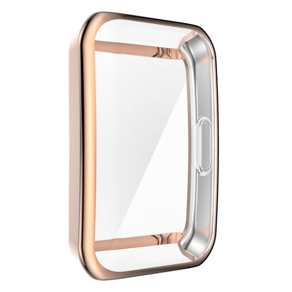 For Huawei Band 6 / 6 Pro / Honor Band 6 Full Coverage TPU Electroplating Protective Case Cover(Rose Gold) - Smart Wear by buy2fix | Online Shopping UK | buy2fix