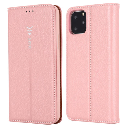 For iPhone 11 GEBEI PU+TPU Horizontal Flip Protective Case with Holder & Card Slots(Rose Gold) - iPhone 11 Cases by GEBEI | Online Shopping UK | buy2fix