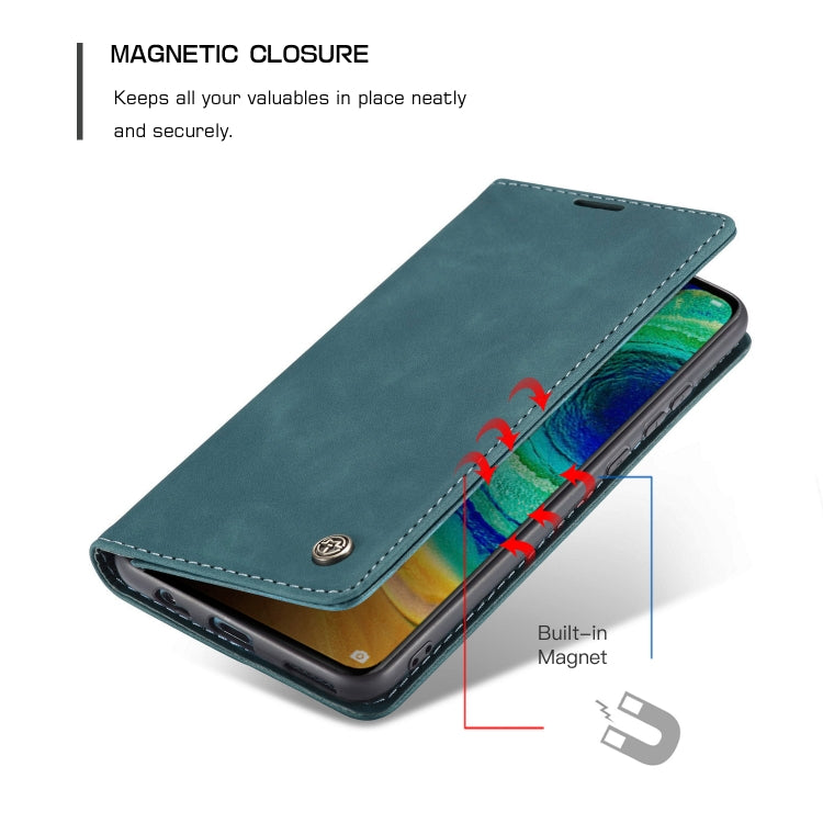 For Huawei Mate 30 4G / 5G CaseMe-013 Multifunctional Horizontal Flip Leather Case with Card Slot & Holder & Wallet(Blue) - Huawei Cases by CaseMe | Online Shopping UK | buy2fix