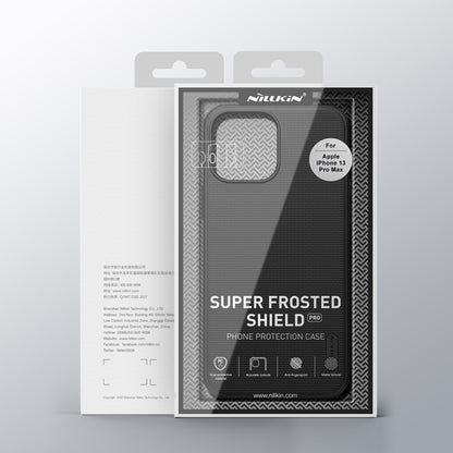 For iPhone 13 Pro Max NILLKIN Frosted Shield Pro Magnetic Magsafe Phone Case (Black) - iPhone 13 Pro Max Cases by NILLKIN | Online Shopping UK | buy2fix