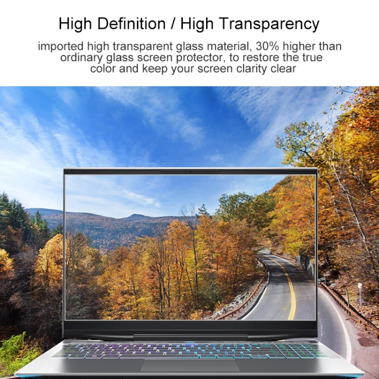 For MACHENIKE T58-T 15.6 inch Laptop Screen HD Tempered Glass Protective Film - Computer & Networking by buy2fix | Online Shopping UK | buy2fix