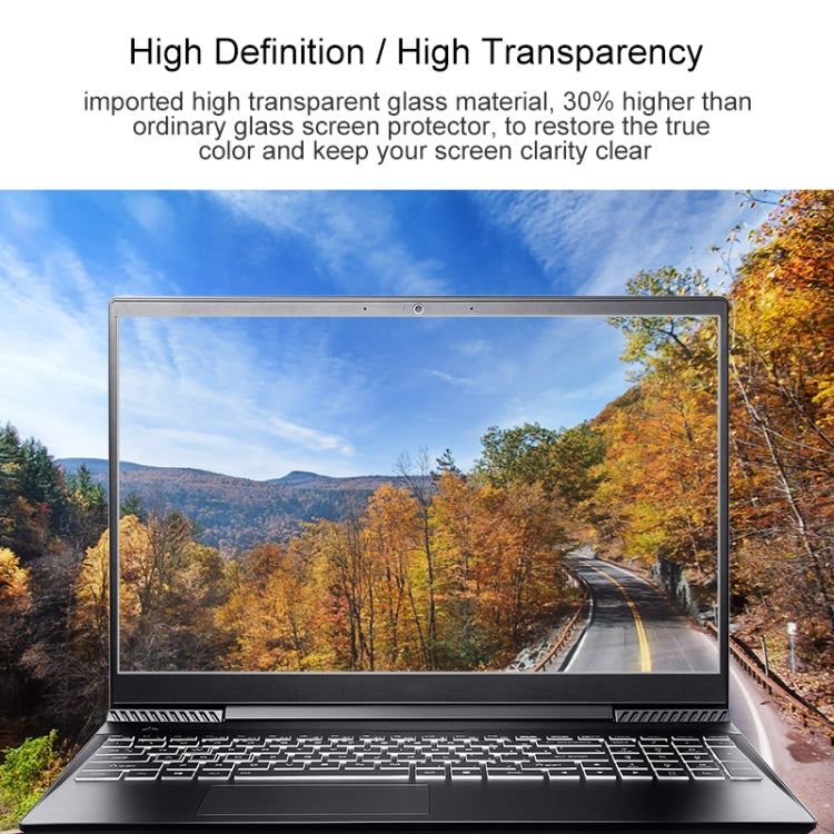 For Thunderobot 911 Air 15.6 inch Laptop Screen HD Tempered Glass Protective Film - Computer & Networking by buy2fix | Online Shopping UK | buy2fix